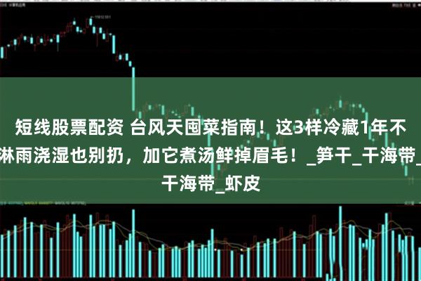 短线股票配资 台风天囤菜指南！这3样冷藏1年不坏！淋雨浇湿也别扔，加它煮汤鲜掉眉毛！_笋干_干海带_虾皮